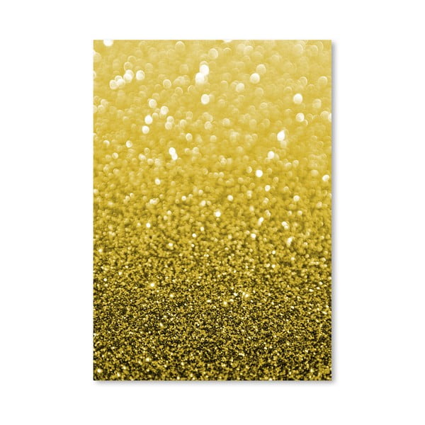 Plagát Americanflat Gold Shiny Texture, 30 × 42 cm
