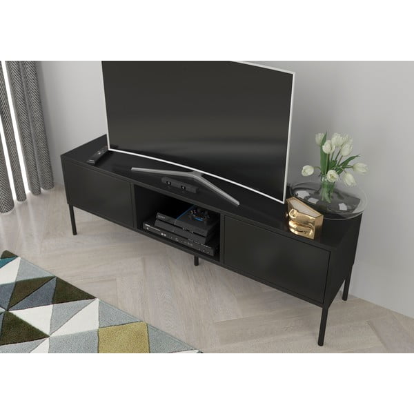 Čierny TV stolík Skandica Mirka-image-1