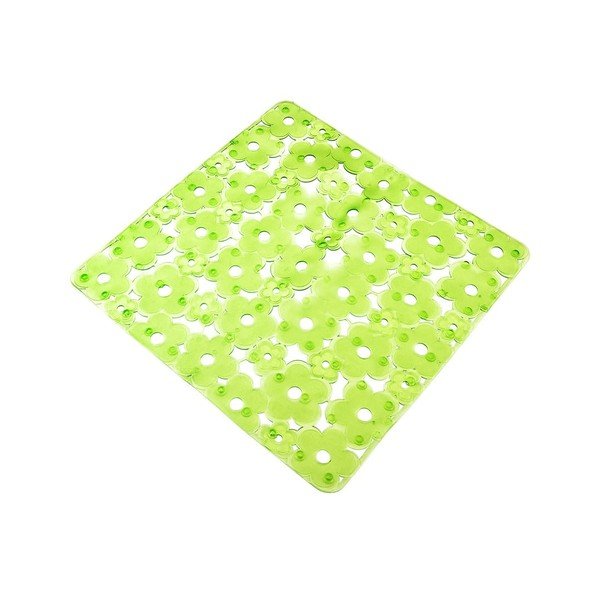 Zelená protišmyková podložka do vane Metaltex, dĺžka 52 cm