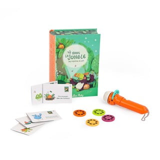 Detský premietací rozprávkový set Moulin Roty Jungle