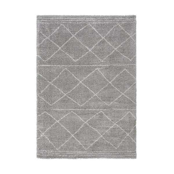 Sivý koberec Flair Rugs Kush, 120 x 170 cm