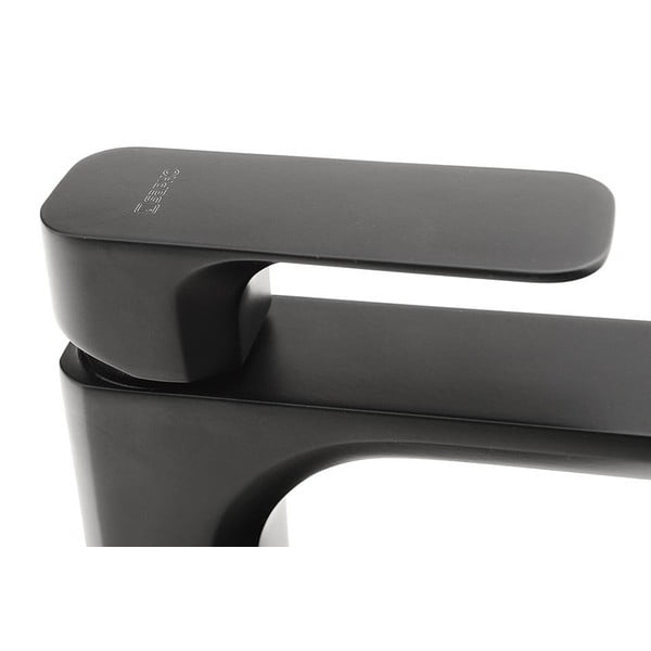 Matne čierna stojančeková umývadlová batéria Spy – Sapho-image-2