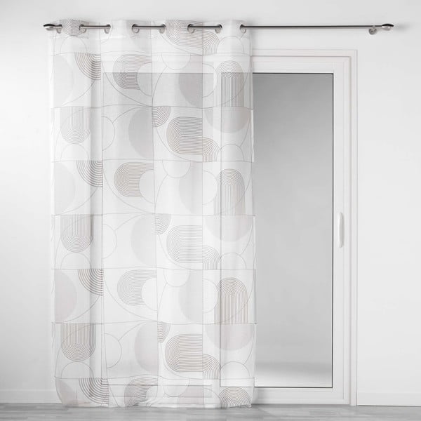 Biela voálová záclona 140x280 cm Esquisse – douceur d'intérieur