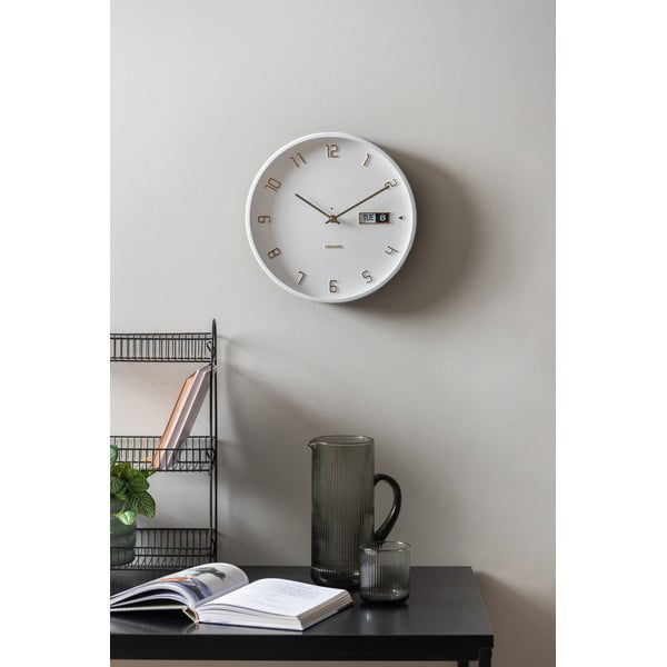 Nástenné hodiny ø 30 cm Data Flip – Karlsson-image-4