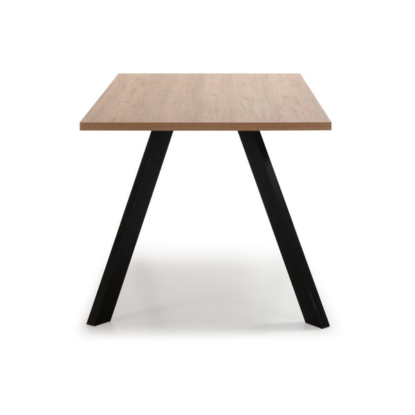 Jedálenský stôl s doskou v dubovom dekore 90x160 cm Texas – Marckeric-image-2