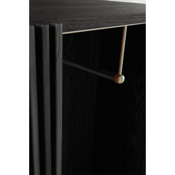 Čierna predsieňová zostava v dekore jaseňa 110x120x40 cm Sion – Jotex-image-2