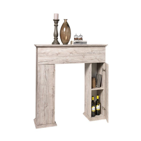 Falošná krbová rímsa s úložným priestorom Essex, piesková-image-2