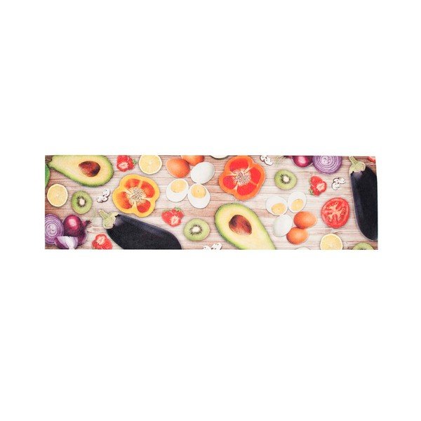 Vysokoodolný kuchynský koberec Food, 60x300 cm-image-1