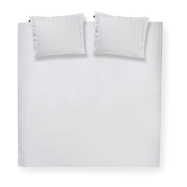 Biele bavlnené obliečky na dvojlôžko Damai Linea White, 200 x 240 cm