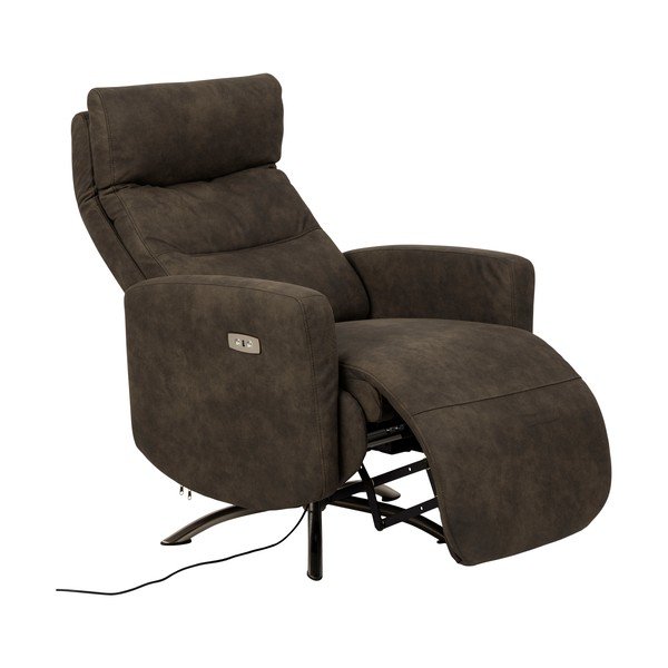 Antracitové relaxačné kreslo Kamares – Actona-image-2