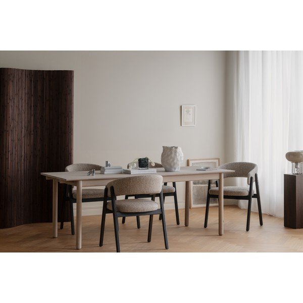 Rozkladací jedálenský stôl z dubového dreva 90x205 cm Derrymore – Rowico-image-2