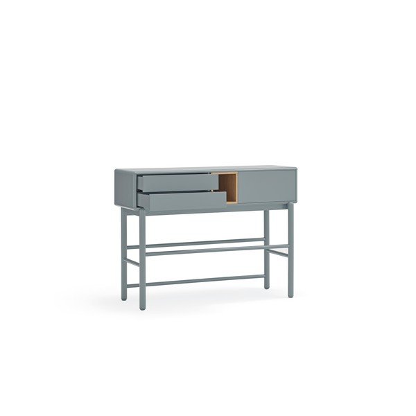Modrý/sivý konzolový stolík 35x120 cm Corvo – Teulat-image-3