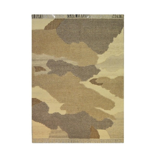 Béžový vlnený koberec The Rug Republic Sophia, 230 x 160 cm
