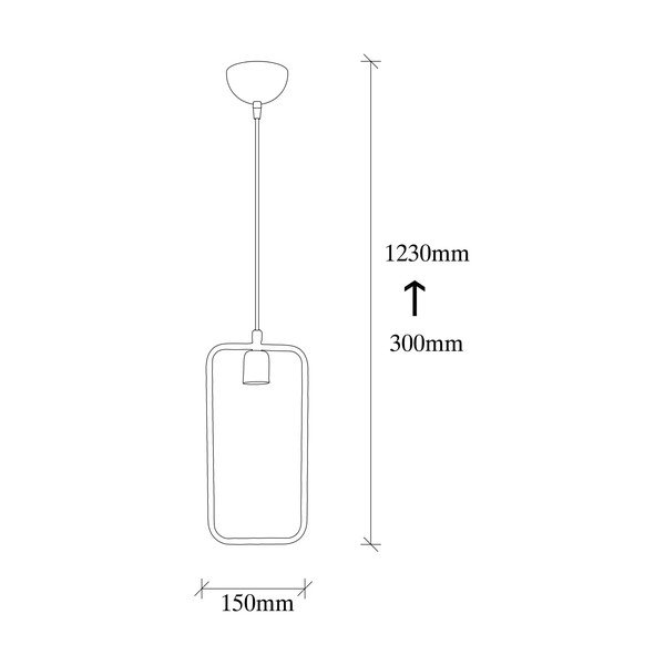 Čierne závesné svietidlo Geonni – Opviq lights-image-4