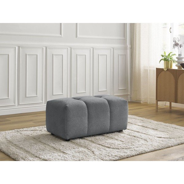 Sivá ženilková podnožka Roxelane – Bobochic Paris-image-1