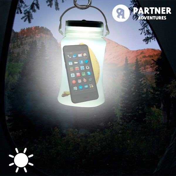 Solárna LED silikónová fľaša InnovaGoods Adventures-image-2