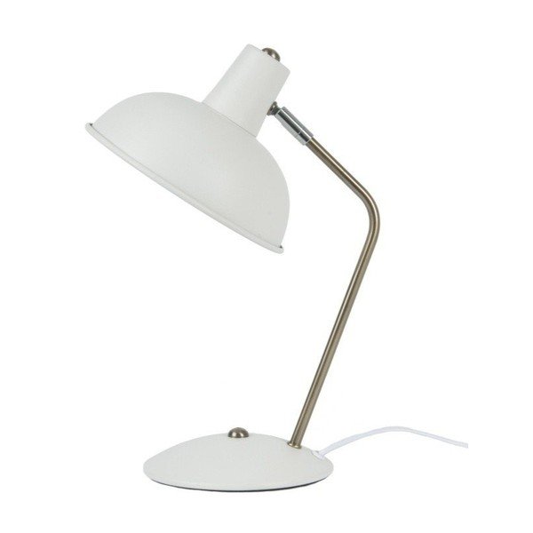 Biela stolová lampa Leitmotiv Hood