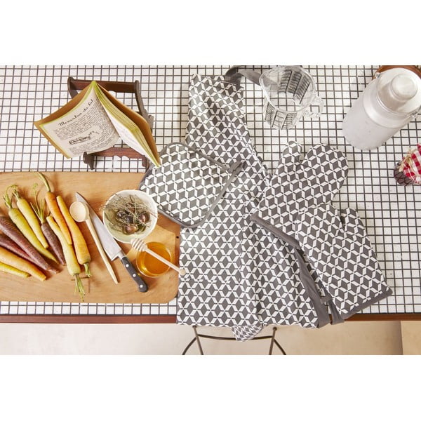 Sivá bavlnená zástera Tiseco Home Studio Square-image-1