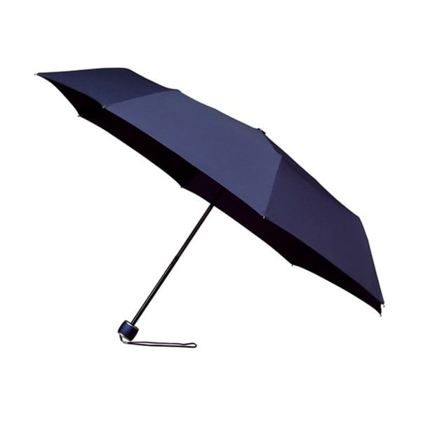 Vetruodolný modrý skladací dáždnik Ambiance Mini-Max, ⌀ 100 cm