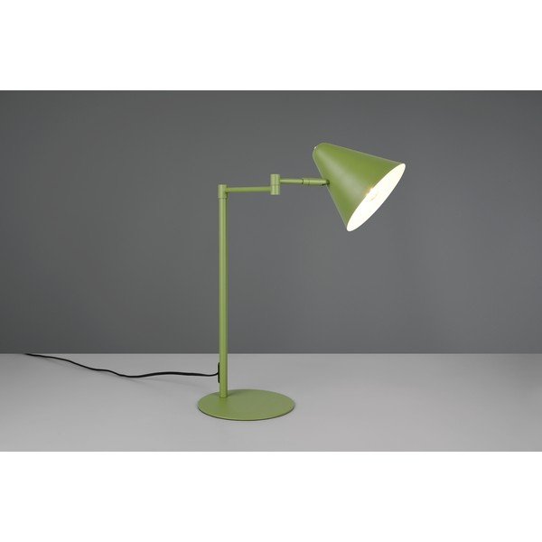 Zelená stolová lampa s ohýbateľnou konštrukciou (výška  50,5 cm) Cosima – Trio-image-1