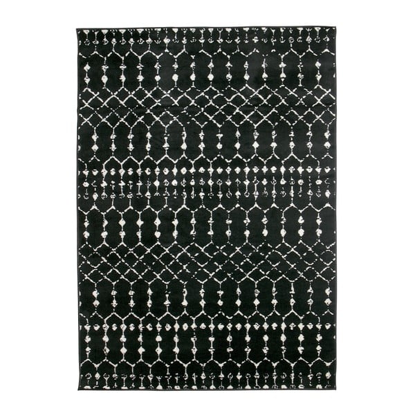 Čierny koberec WOOOD Sansa, 170 × 240 cm
