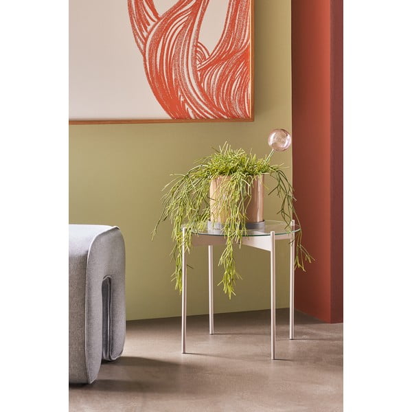 Sivý taburet Sculpture – Hübsch-image-4