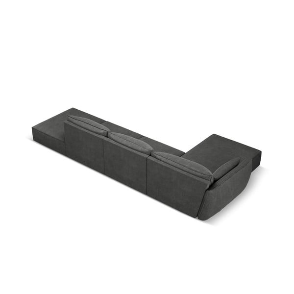 Sivá rohová pohovka (ľavý roh) Vanda - Mazzini Sofas-image-3