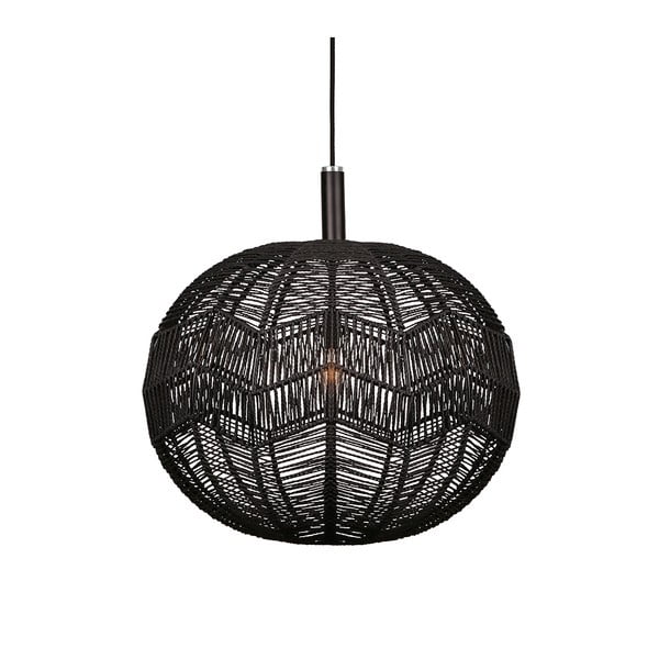 Čierne závesné svietidlo Globen Lighting Missy, ø 45 cm