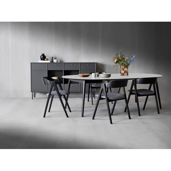 Okrúhly rozkladací jedálenský stôl ø 135 cm Meza – Hammel Furniture-image-1