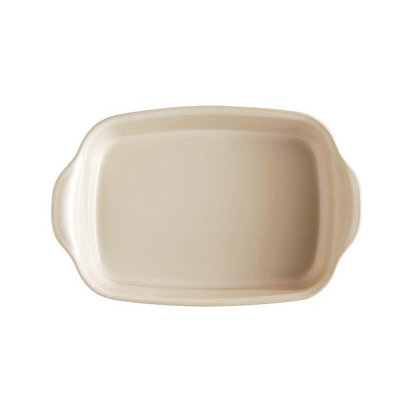 Krémová keramická obdĺžniková zapekacia misa Emile Henry Ultime, 30 × 19 cm-image-2