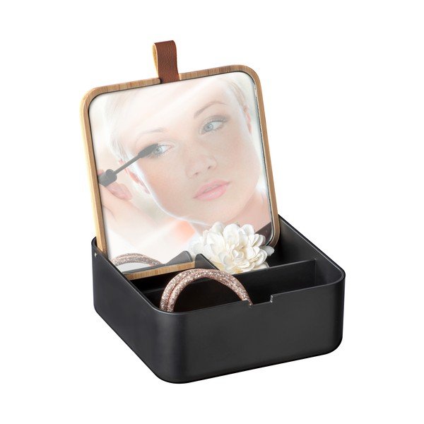 Čierny organizér so zrkadlom Wenko Bovisa-image-3