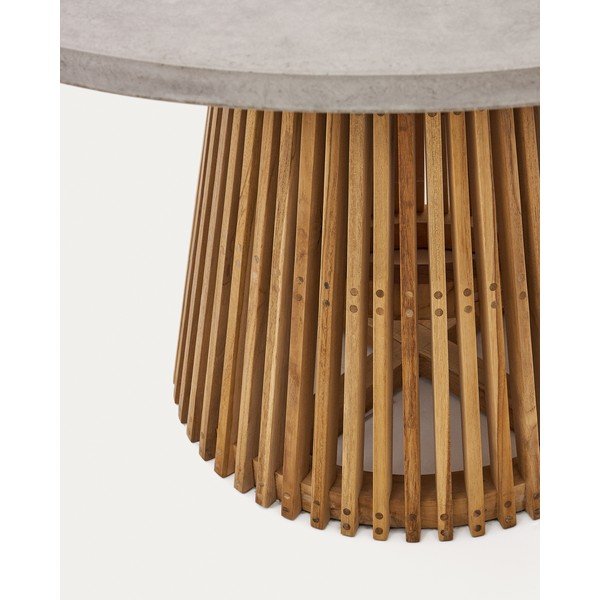 Okrúhly záhradný jedálenský stôl ø 120 cm Alcaufar – Kave Home-image-4