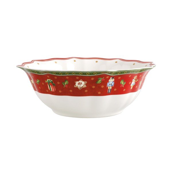 Bielo-červená porcelánová vianočná misa Toy's Delight Villeroy&Boch, ø 32 cm-image-2