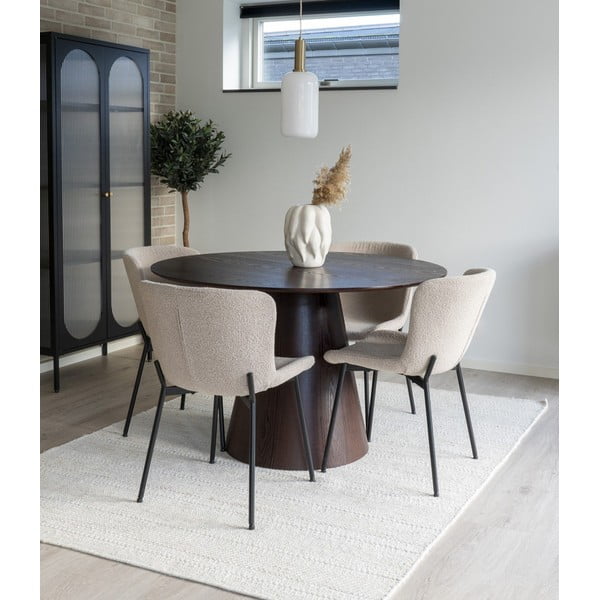 Béžové jedálenské stoličky v súprave 2 ks Maceda – House Nordic-image-1