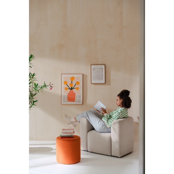 Béžové kreslo Flom – noo.ma-image-3