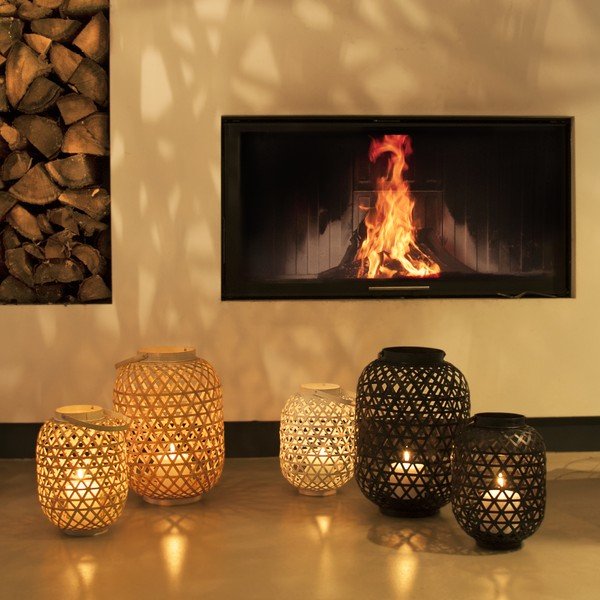 Čierny lampáš Present Time Lattice L-image-3
