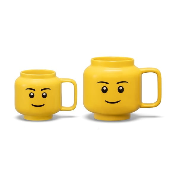 Žltý keramický detský hrnček 530 ml Head - LEGO®-image-3