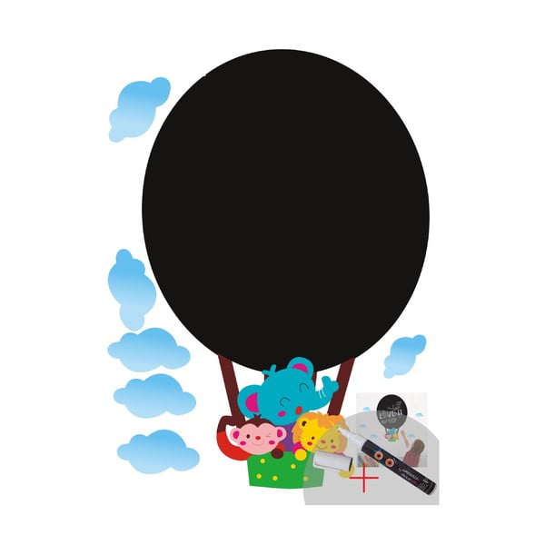 Set tabuľovej samolepky a popisovacej fixky Fanastick Hot Air-image-2