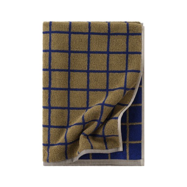 Zelený/modrý bavlnený uterák 50x70 cm Grid – Jotex