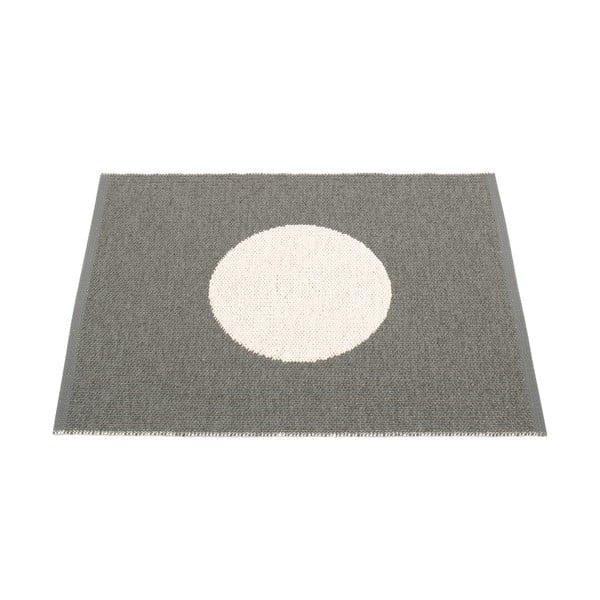 Tmavosivý vnútorný a vonkajší koberec 70x90 cm Vera Charcoal – Pappelina