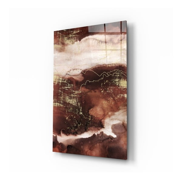 Sklenený obraz Insigne Abstract Toprak, 110 x 70 cm