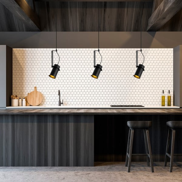 Čierne závesné svietidlo Spot – Opviq lights-image-1