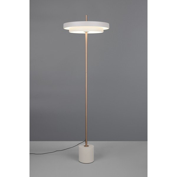 Slonovinová LED stojacia lampa so stmievačom (výška  138 cm) Keaton – Trio-image-4