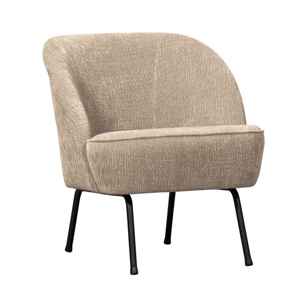 Béžové ženilkové kreslo Vogue – WOOOD