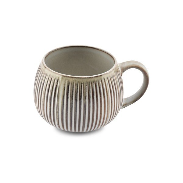 Hnedý/béžový kameninový hrnček 400 ml Arto – S|P Collection-image-3