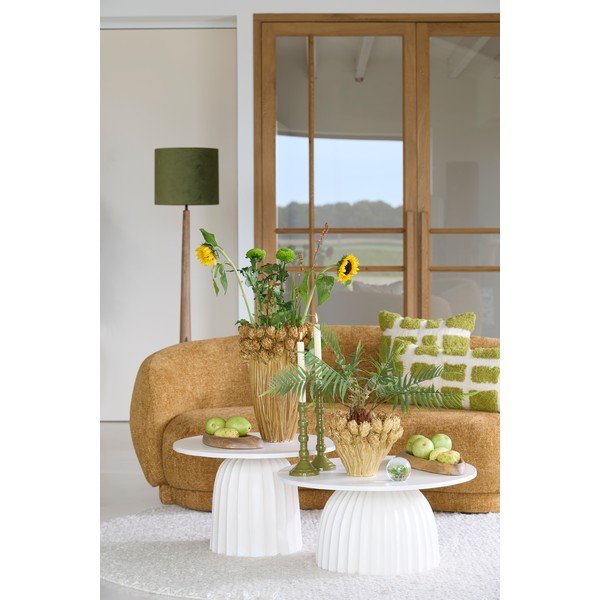 Kovový okrúhly odkladací stolík ø 60 cm Veglia – Light & Living-image-1