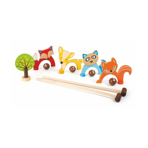 Drevený kroket Legler Forest Animals