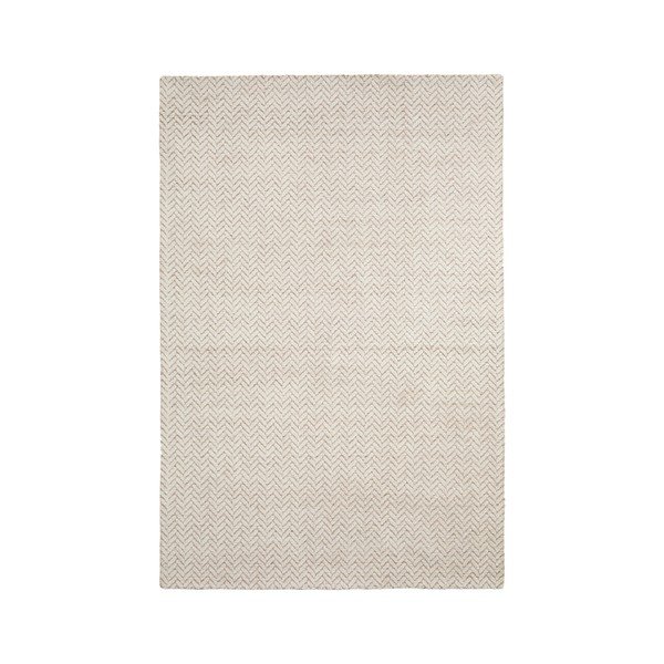 Krémový ručne tkaný vlnený koberec 160x230 cm Calira – Kave Home