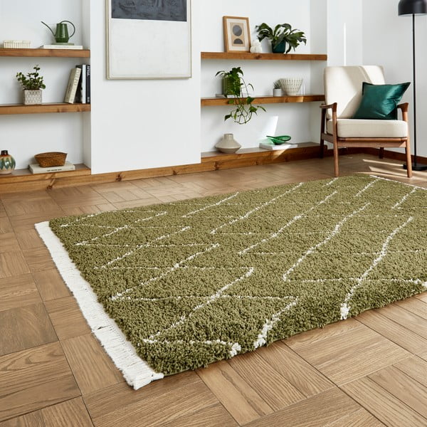 Zelený koberec 120x170 cm Boho – Think Rugs-image-2