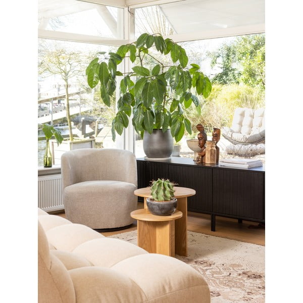 Okrúhle odkladacie stolíky v súprave 2 ks ø 45 cm Lina – WOOOD-image-1